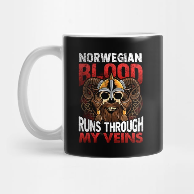 Norwegian Blood Runs Through My Veins Viking by E